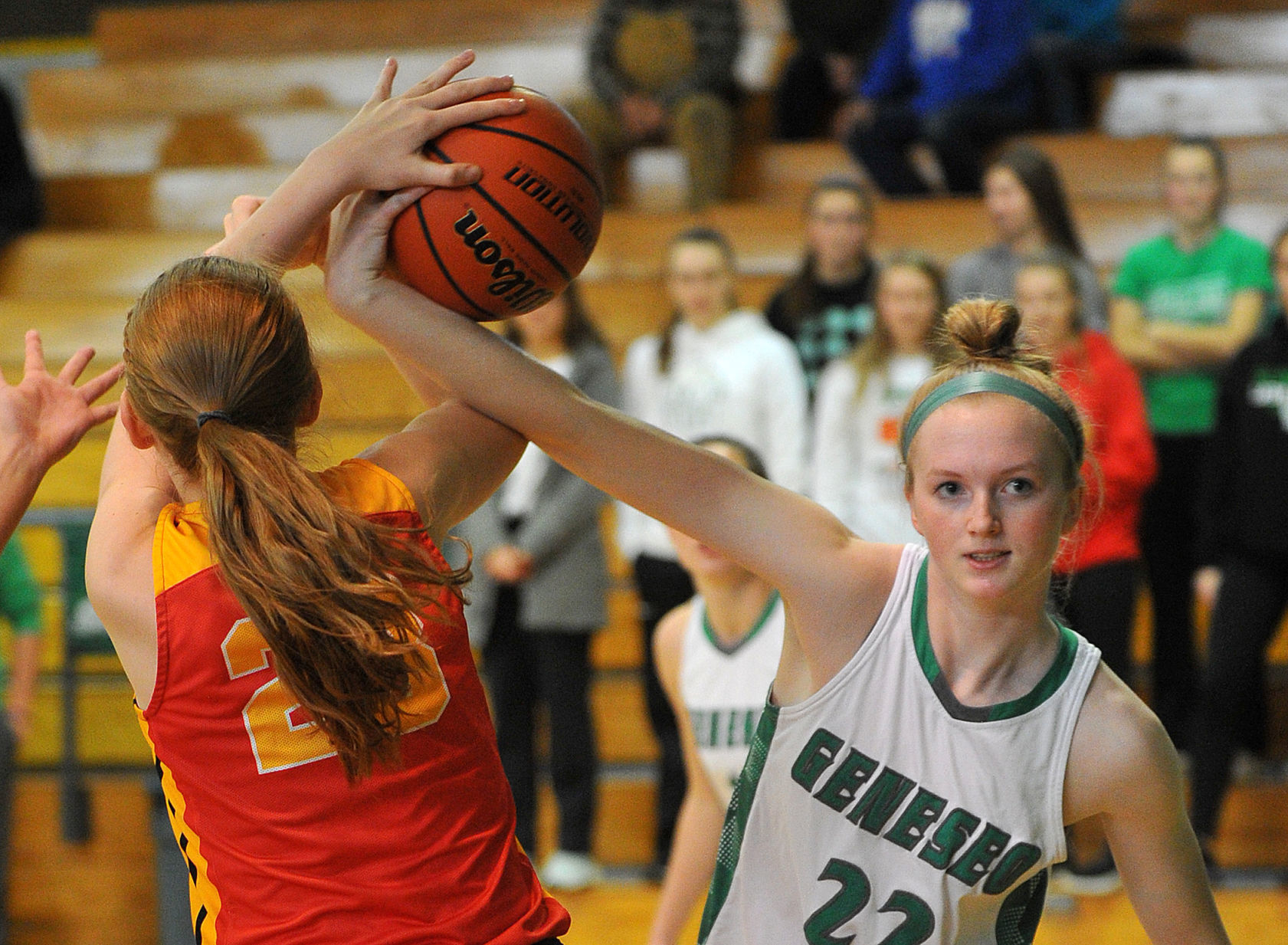 Rock Island vs Geneseo girls basketball at Geneseo.